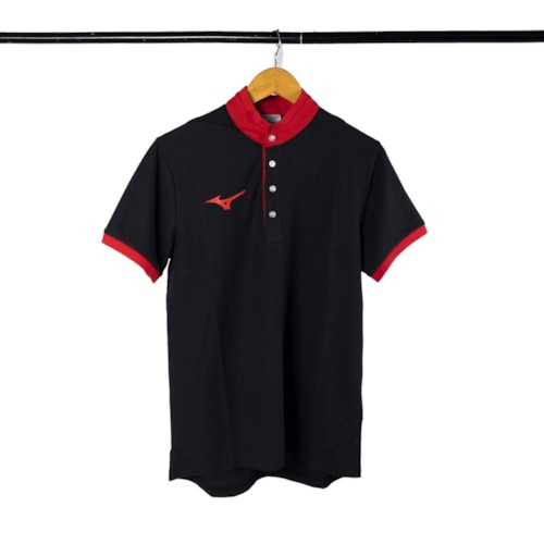 MIZUNO ÁO THỂ THAO POLO MIZUNO 32MA95S3 ĐEN ĐỎ